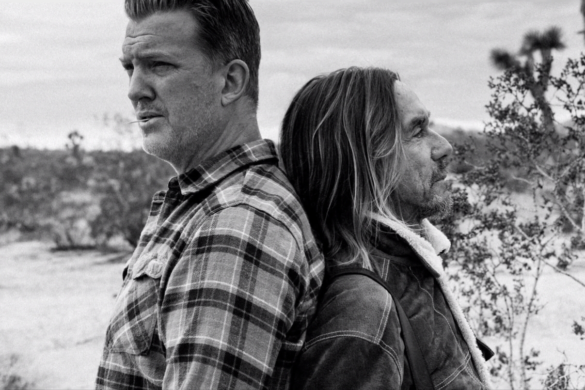 Josh Homme e Iggy Pop em cena do documentário American Valhalla