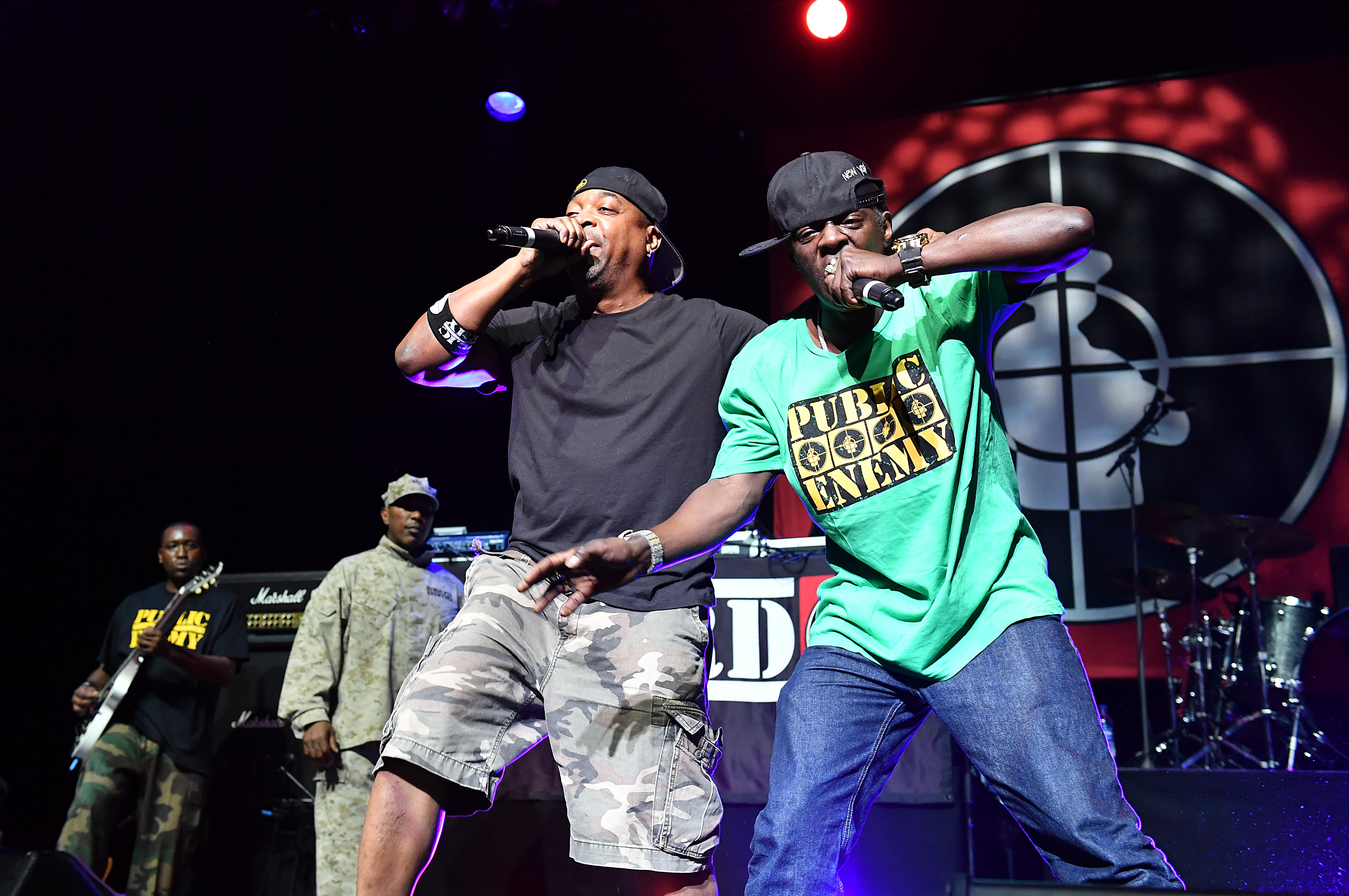 Chuck D e Flavor Flav, integrantes do Public Enemy