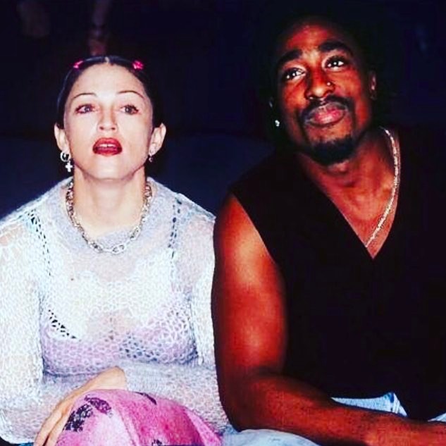 Madonna e Tupac Shakur
