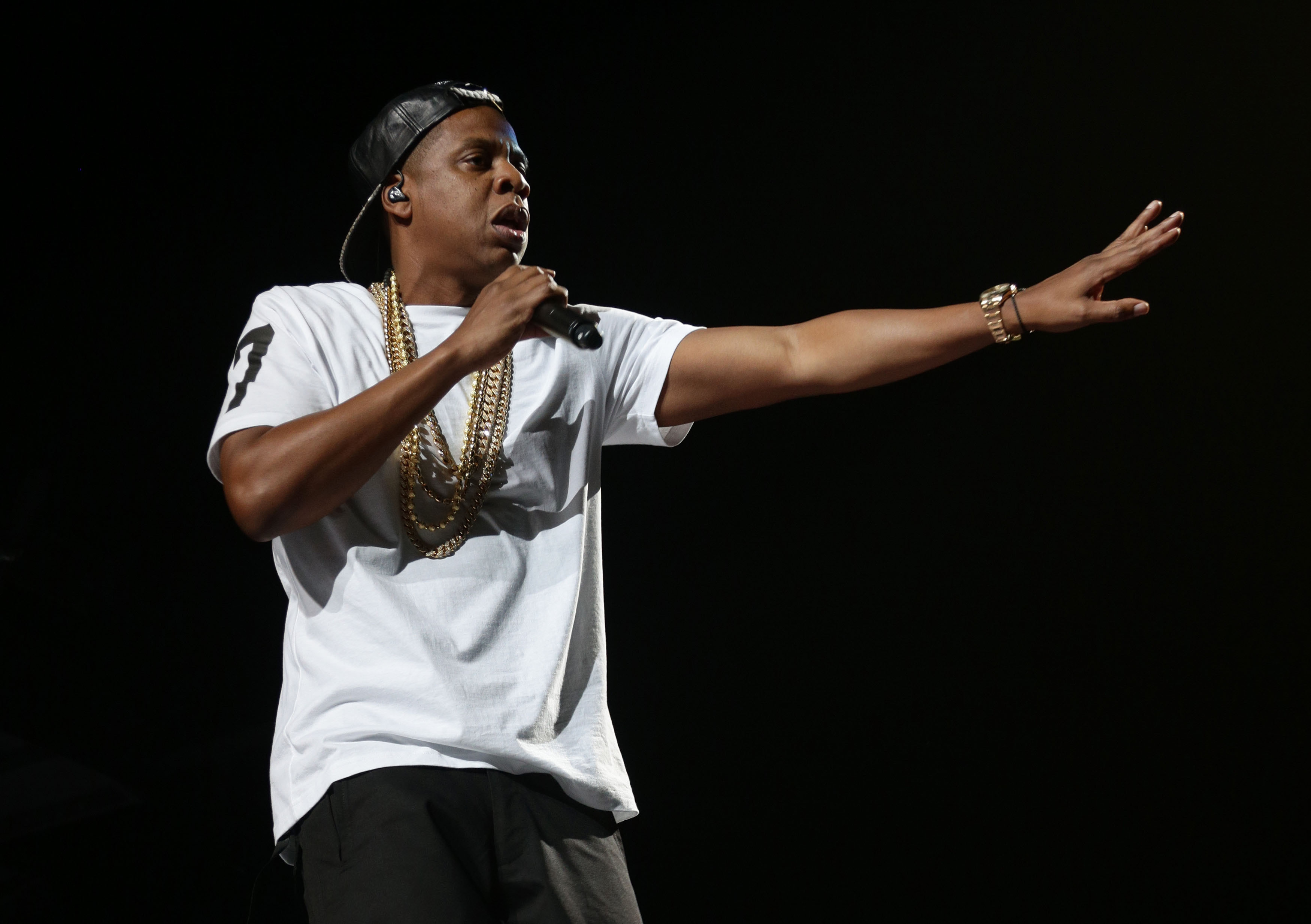O rapper norte-americano Jay-Z durante show em 2013