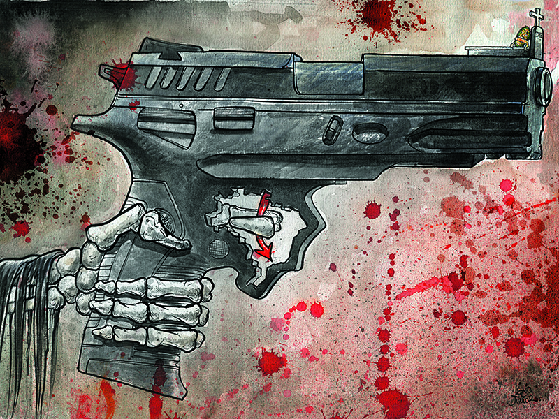 Pátria Exterminadora  Ilustração: Lézio Júnior