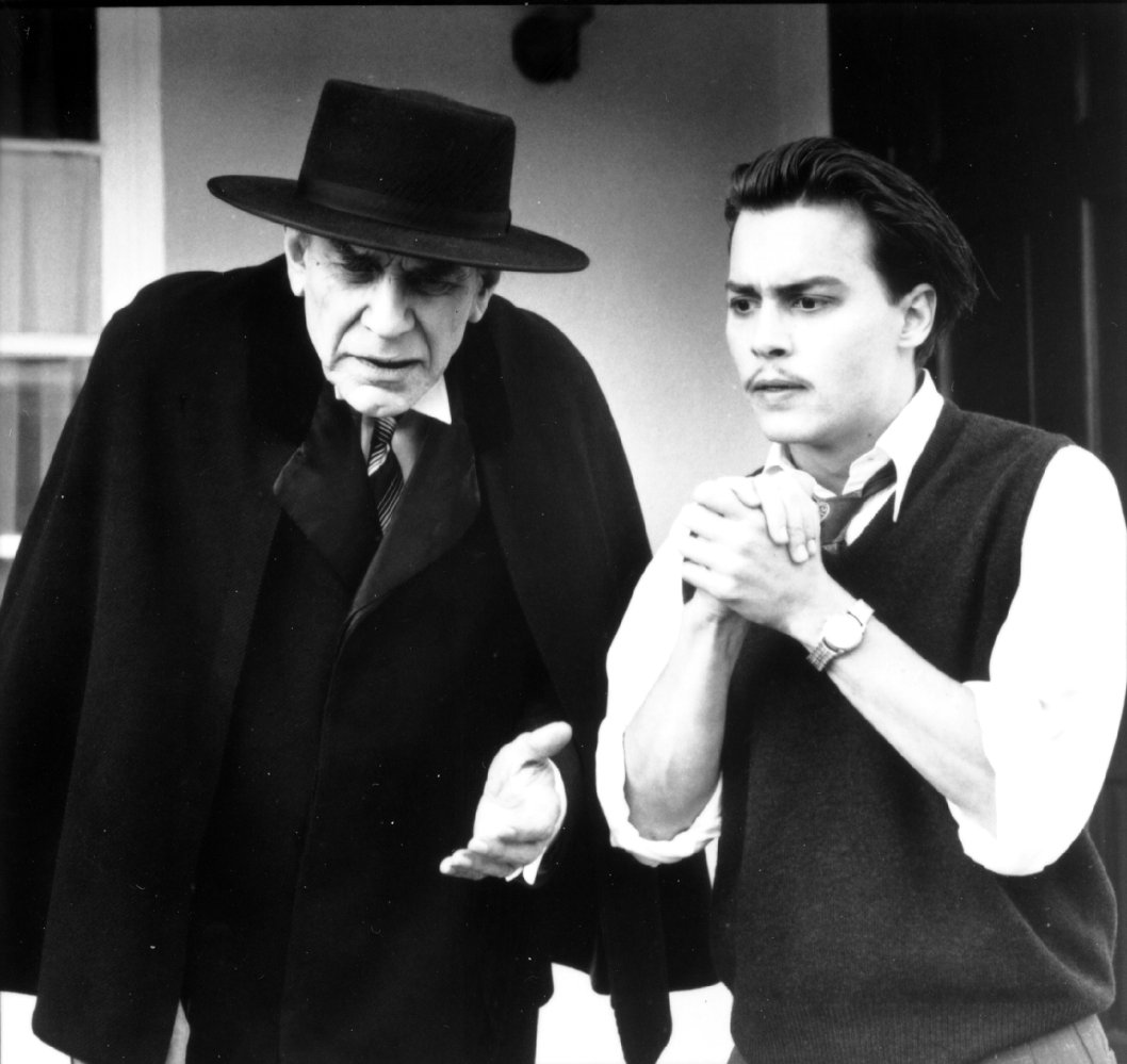 Martin Landau e Johnny Depp