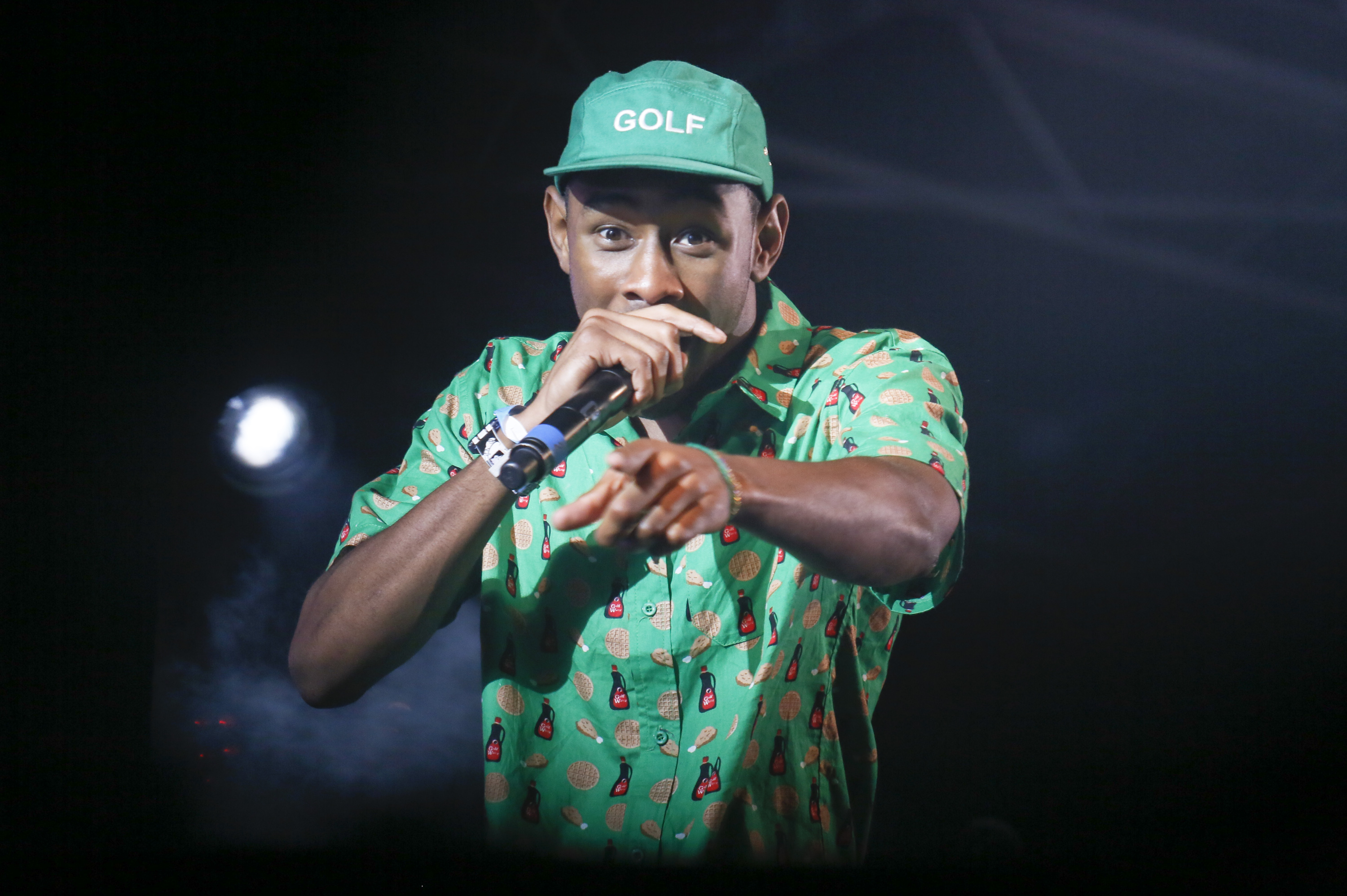 O rapper note-americano Tyler, the Creator durante show no festival SXSW de 2014