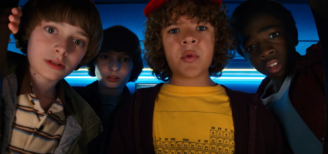 Cena do trailer da segunda temporada de Stranger Things