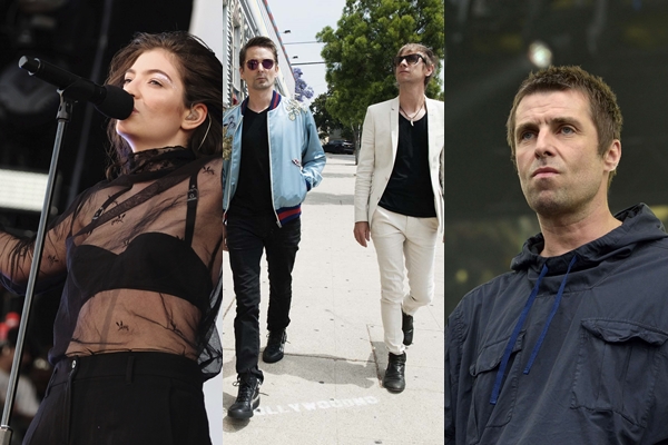 Lorde, Muse e Liam Gallagher