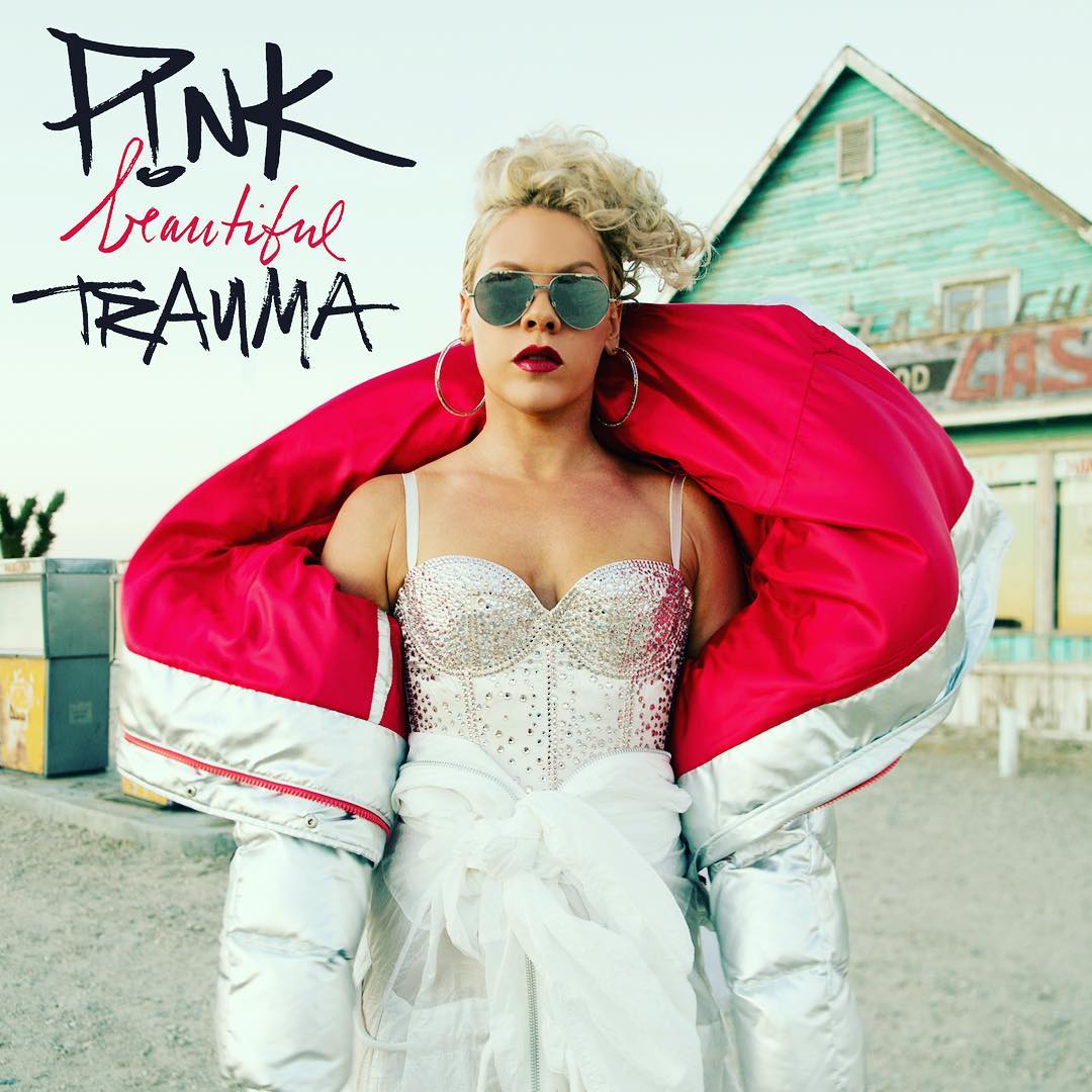 Capa do disco Beautiful Trauma (2017), da Pink