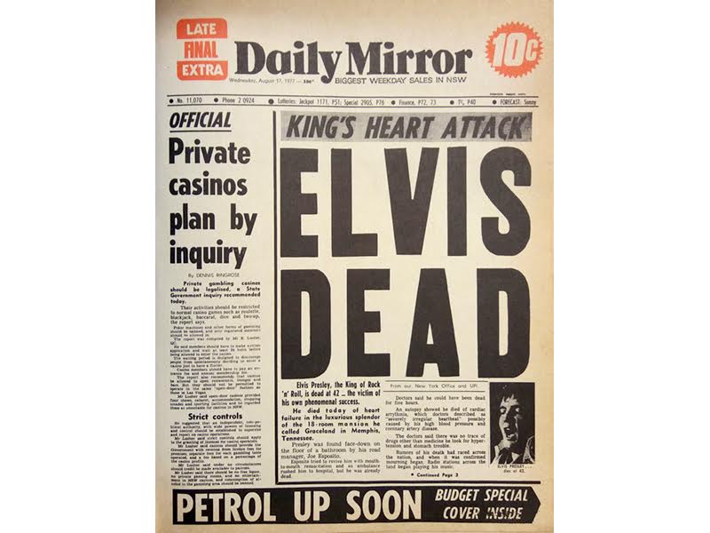 Daily Mirror - Elvis Presley