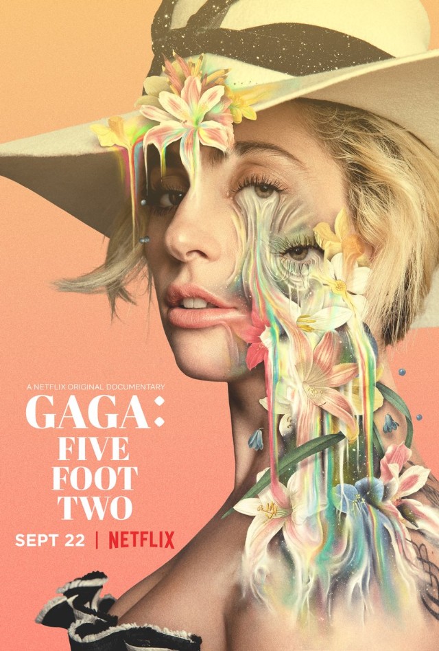 Pôster de Gaga: Five Foot Two (2017), documentário de Lady Gaga produzido pela Netflix