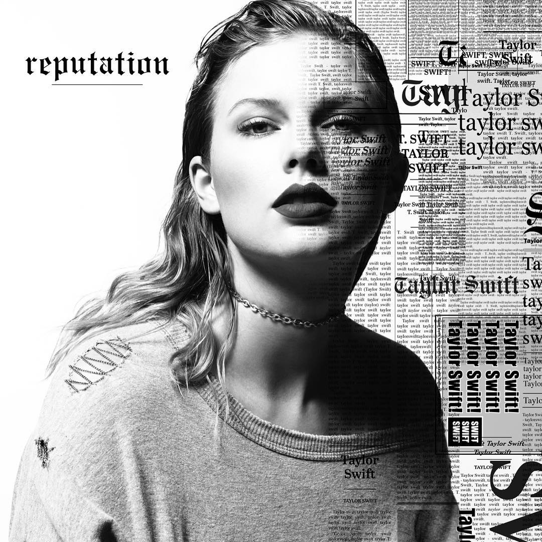 Capa de Reputation (2017), de Taylor Swift