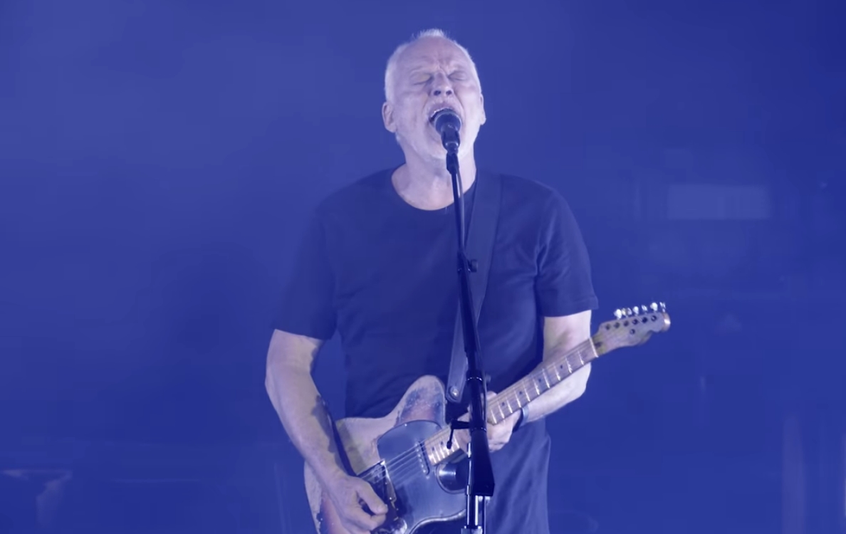 David Gilmour em cena de Live at Pompeii (2017)