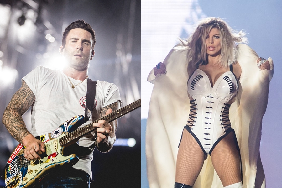 Maroon 5 e Fergie no segundo dia de Rock in Rio 2017