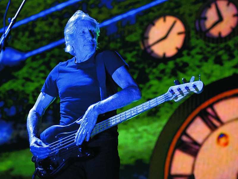 Show Político  Waters ao vivo em Chicago, em 22 de julho