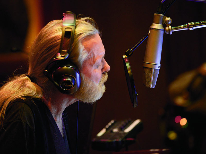Adeus ao Clássico  Allman em um dos estúdios do complexo Muscle Shoals, em 2016