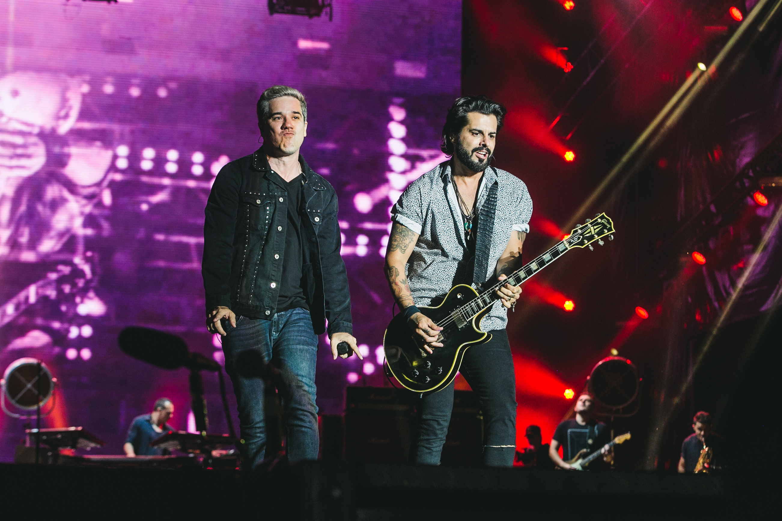 Jota Quest abriu o palco Mundo no quinto dia do Rock in Rio 2017, em 22/9