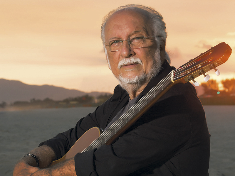 Suave Menestrel  Roberto Menescal no Rio de Janeiro, em uma rara pausa