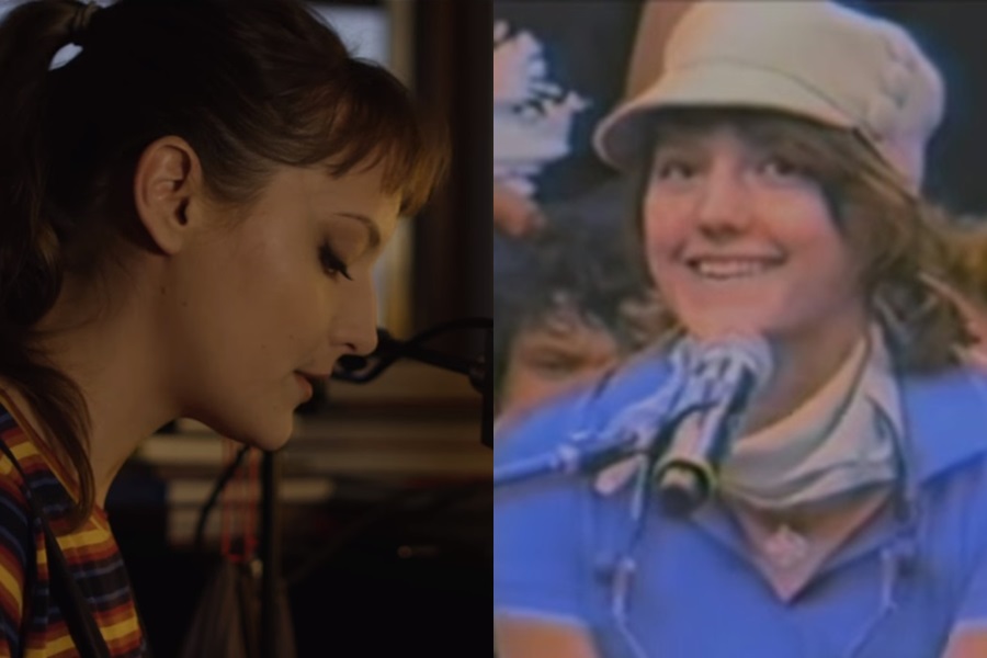 Mallu Magalhães em 2017 e em 2008