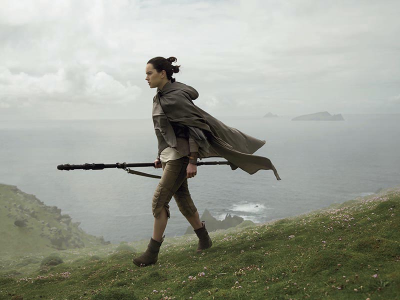 Uma Nova Esperança  Daisy Ridley como Rey em Os Últimos Jedi
