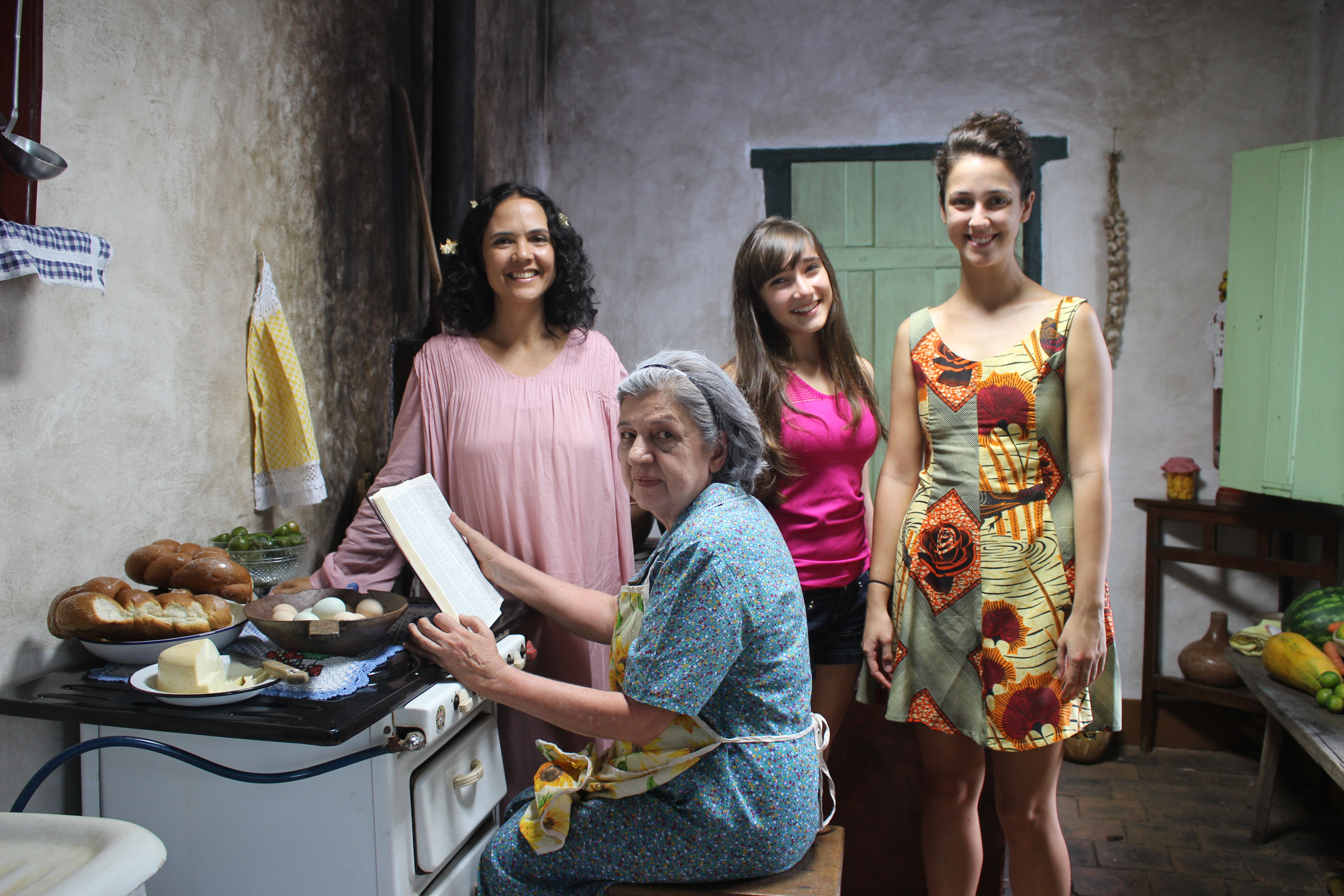 As atrizes que interpretaram as diferentes fases de Cora Coralina.