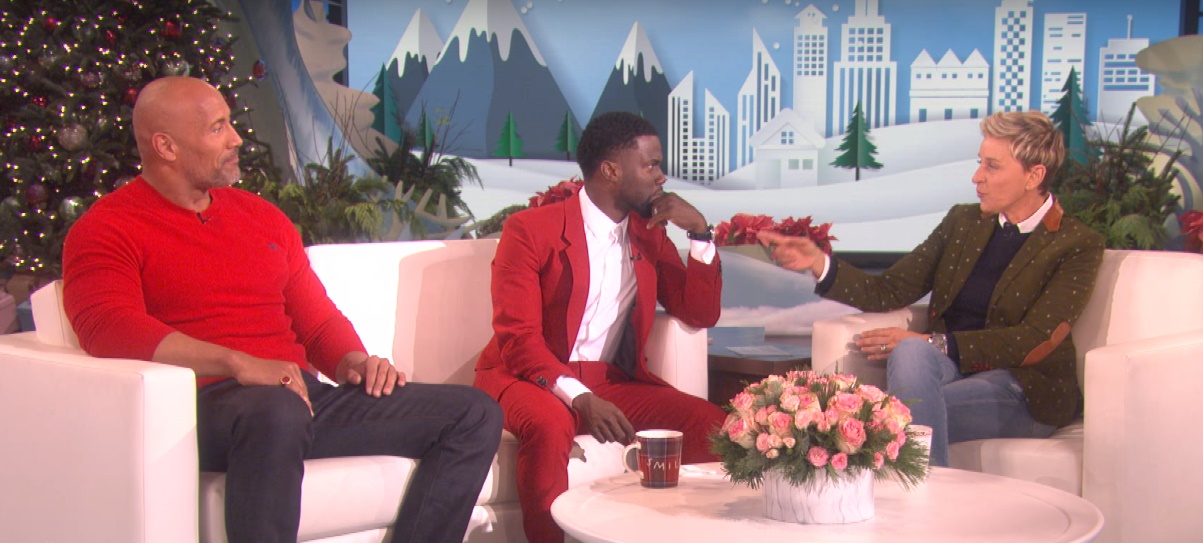 Dwyane Johnson no programa da Ellen