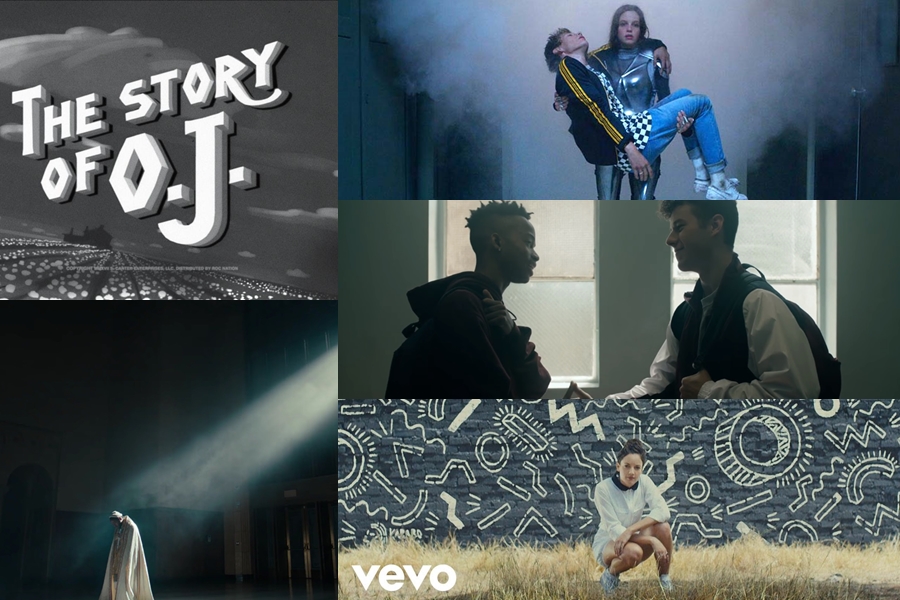 "HUMBLE.", "Makeba", "1-800-273-8255", "The Story Of O.J" e "Up All Night" são os indicados ao prêmio de Melhor Clipe no Grammy 2018, que acontece no dia 28 de janeiro, em Nova York. Veja os vídeos dos concorrentes a seguir.