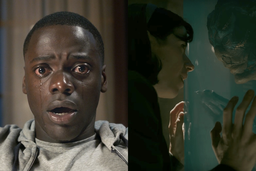 Corra! e A Forma da Água, dois filmes com muitas indicações ao Oscar 2018