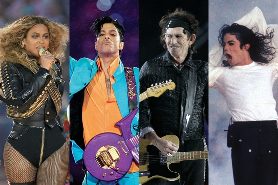 Super Bowl shows memoráveis abre