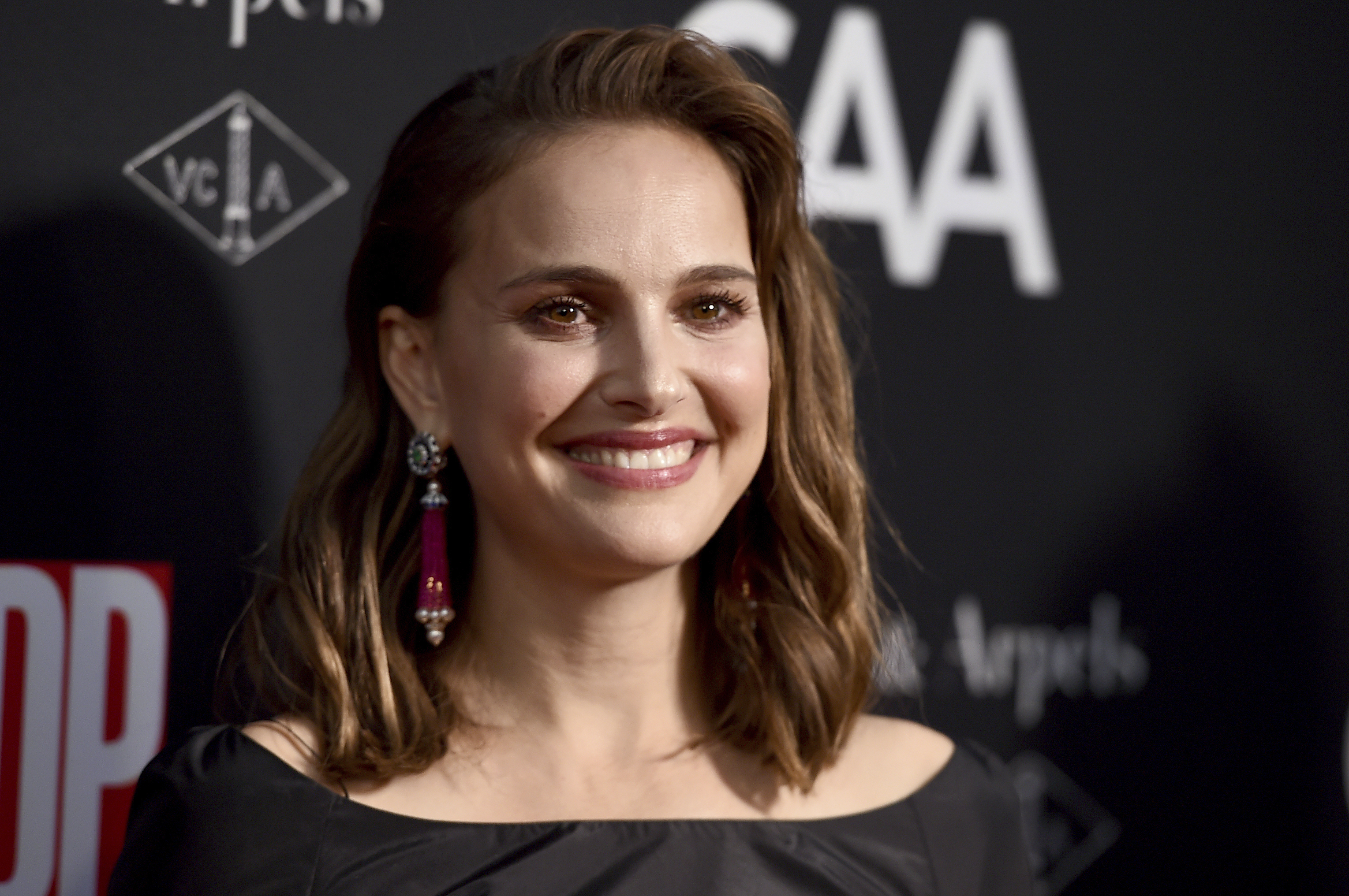 A atriz Natalie Portman em Los Angeles, durante evento que aconteceu em 2017