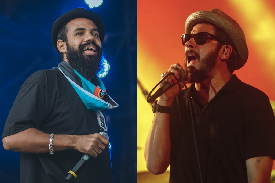 Russo Passapusso, do BaianaSystem, e Jorge Du Peixe, do Nação Zumbi