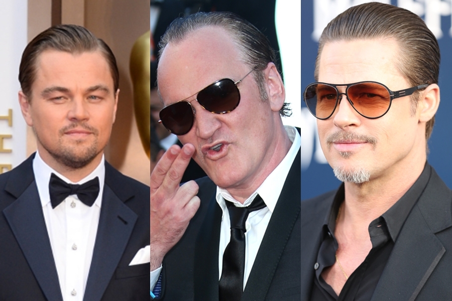 Leonardo DiCaprio, Quentin Tarantino e Brad Pitt