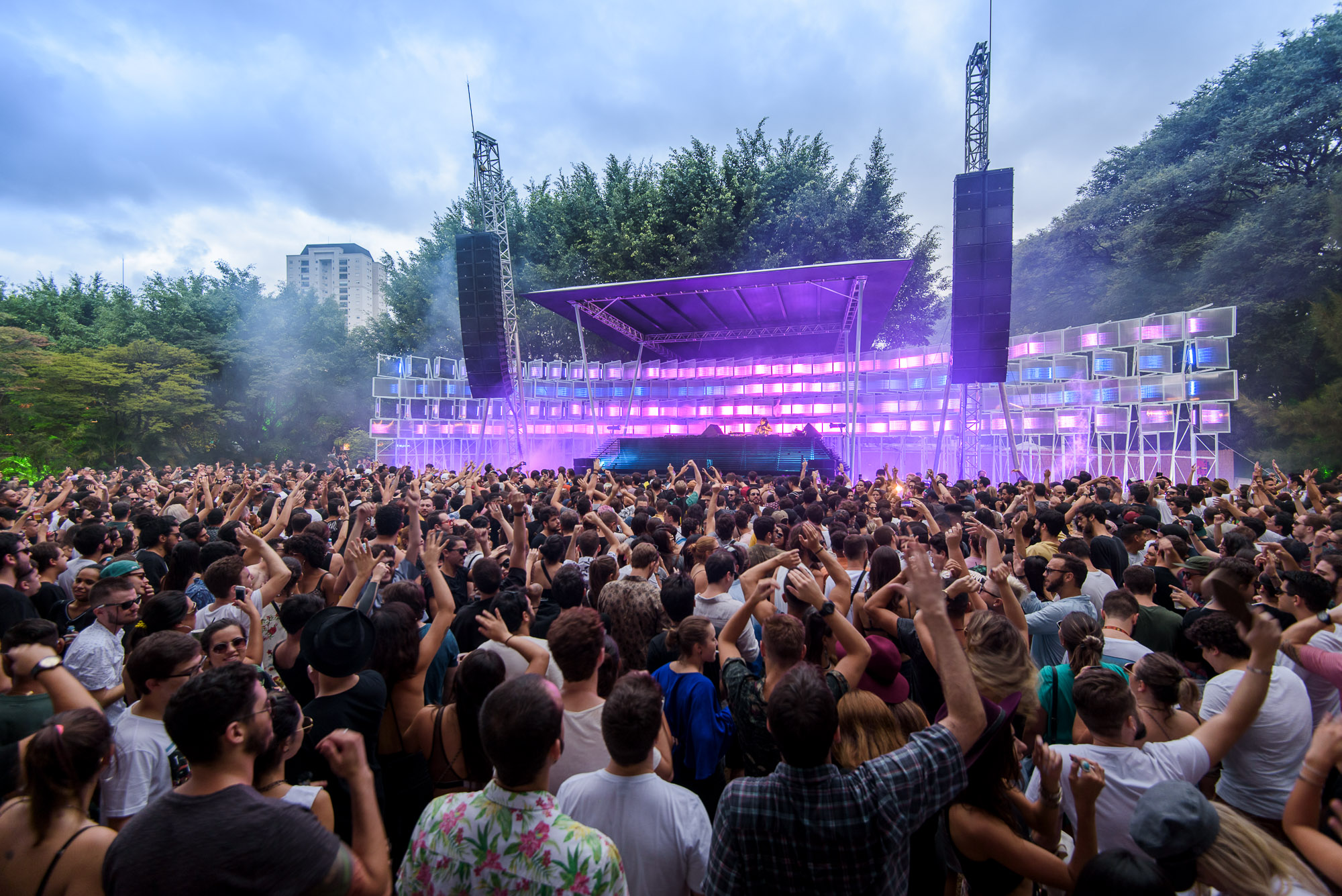 Dekmantel 2018, que aconteceu no parque onde ficava o antigo Playcenter, em São Paulo