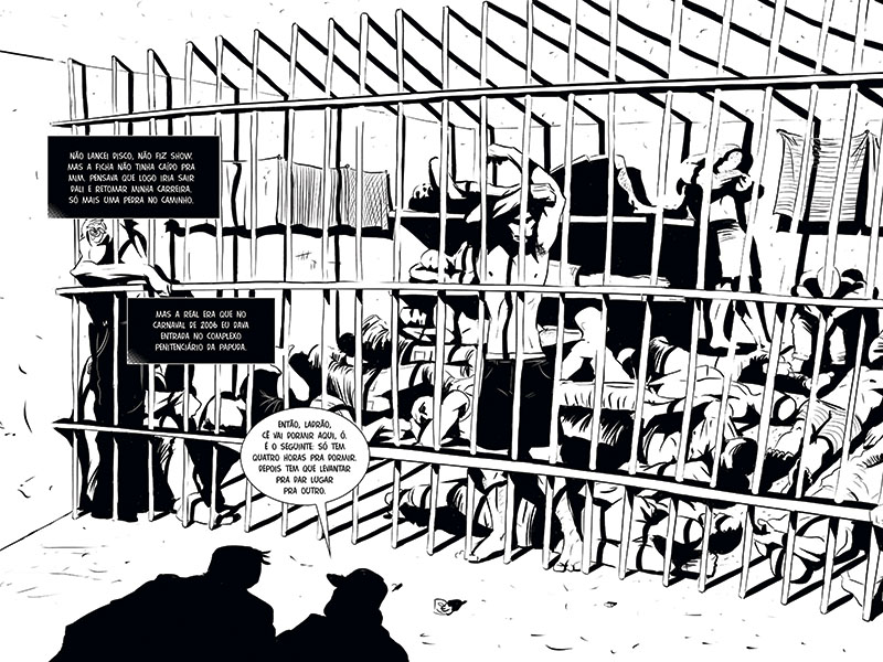 Quadrinhos Verídicos  Algumas páginas da HQ Raul, de Alexandre De Maio