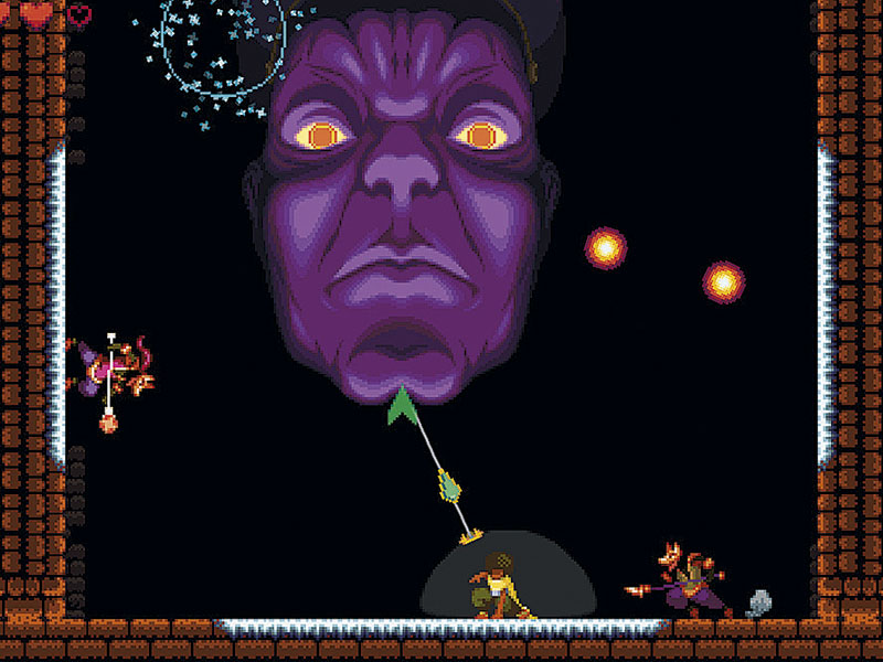 Ontem e Hoje  O jogo brasileiro Dandara traz um universo cheio de opressão que a heroína precisa salvar