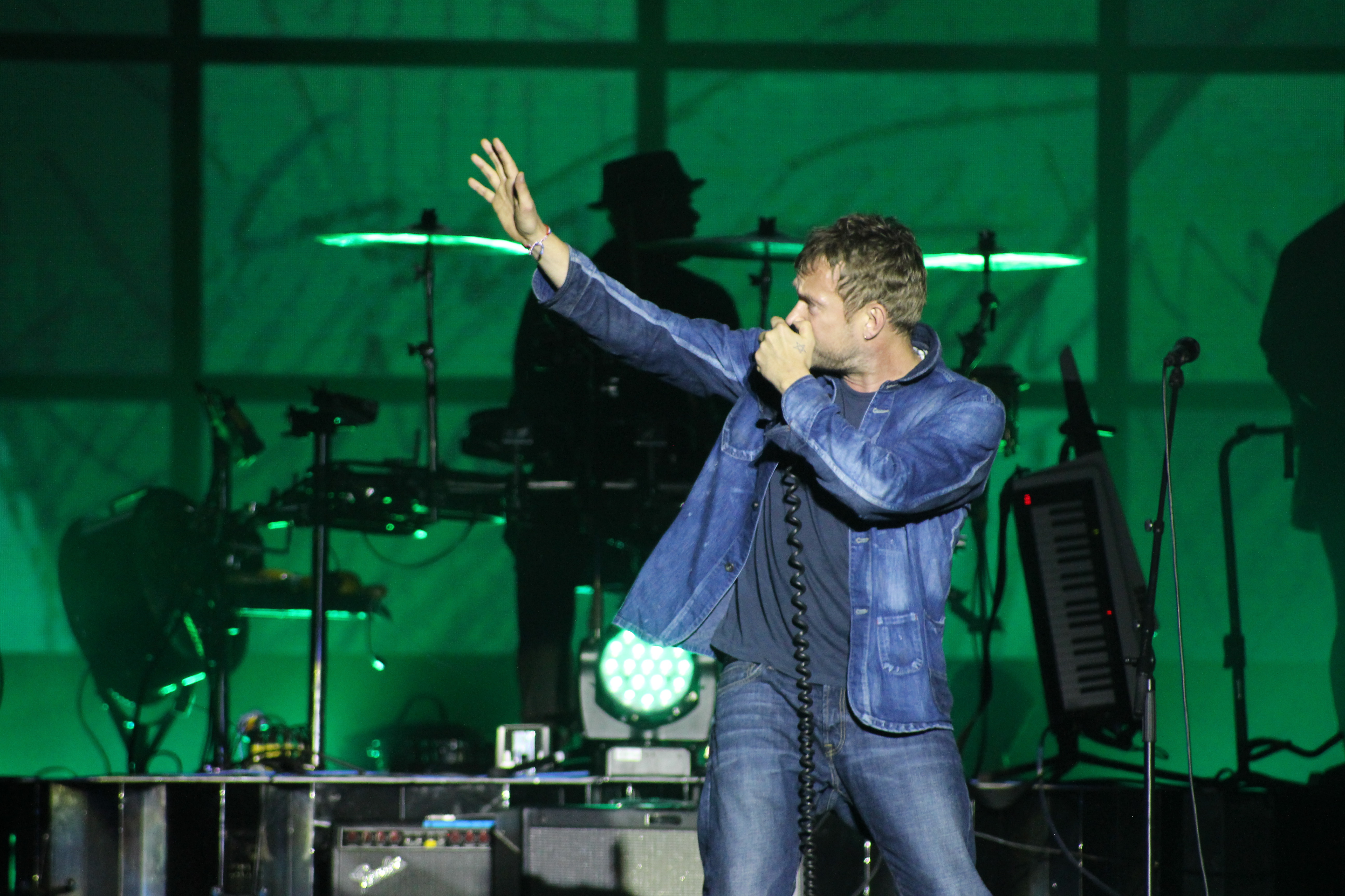 Gorillaz no Jockey Club, em SP, em 30 de março de 2018