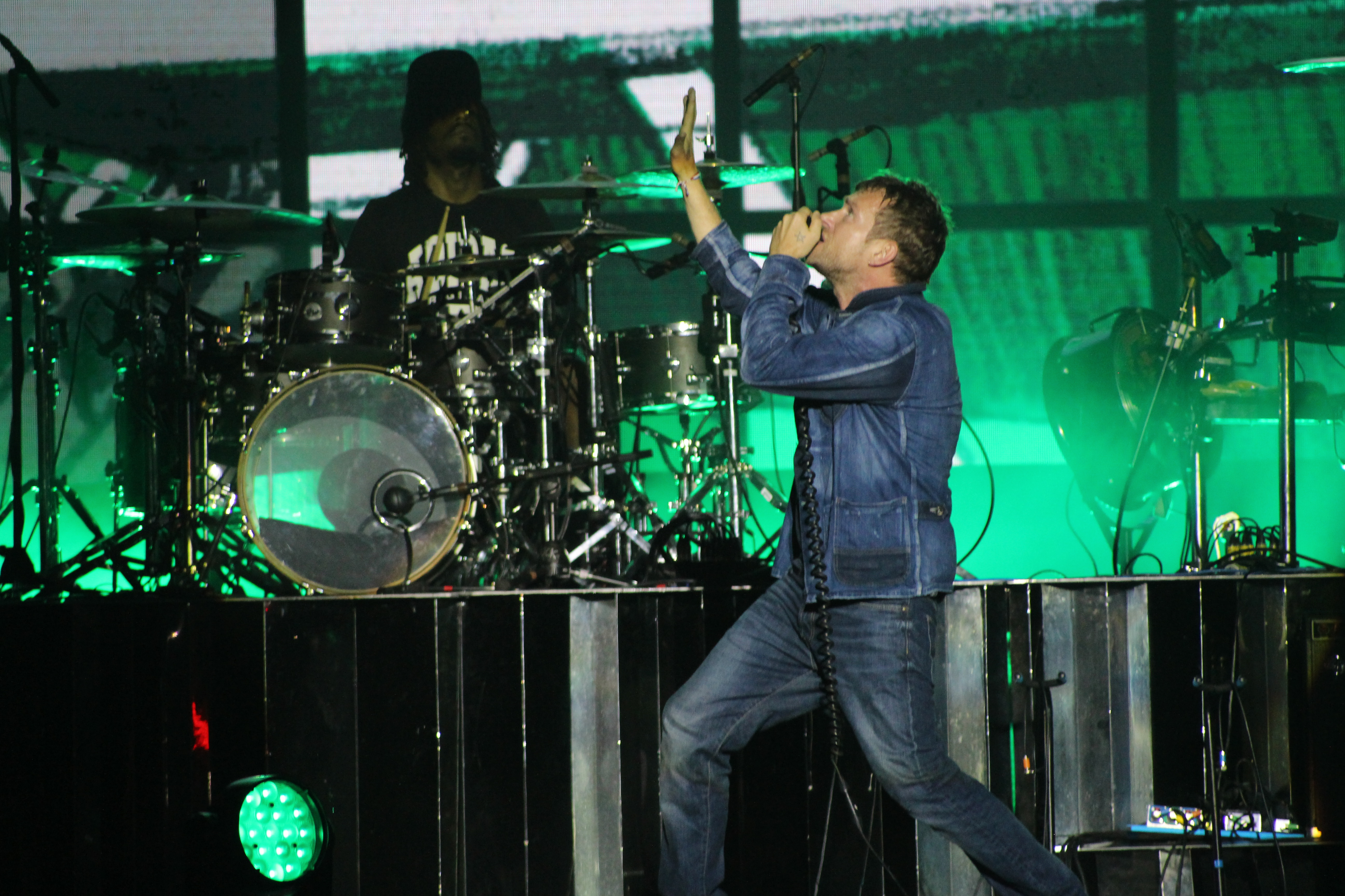 Gorillaz no Jockey Club, em SP, em 30 de março de 2018