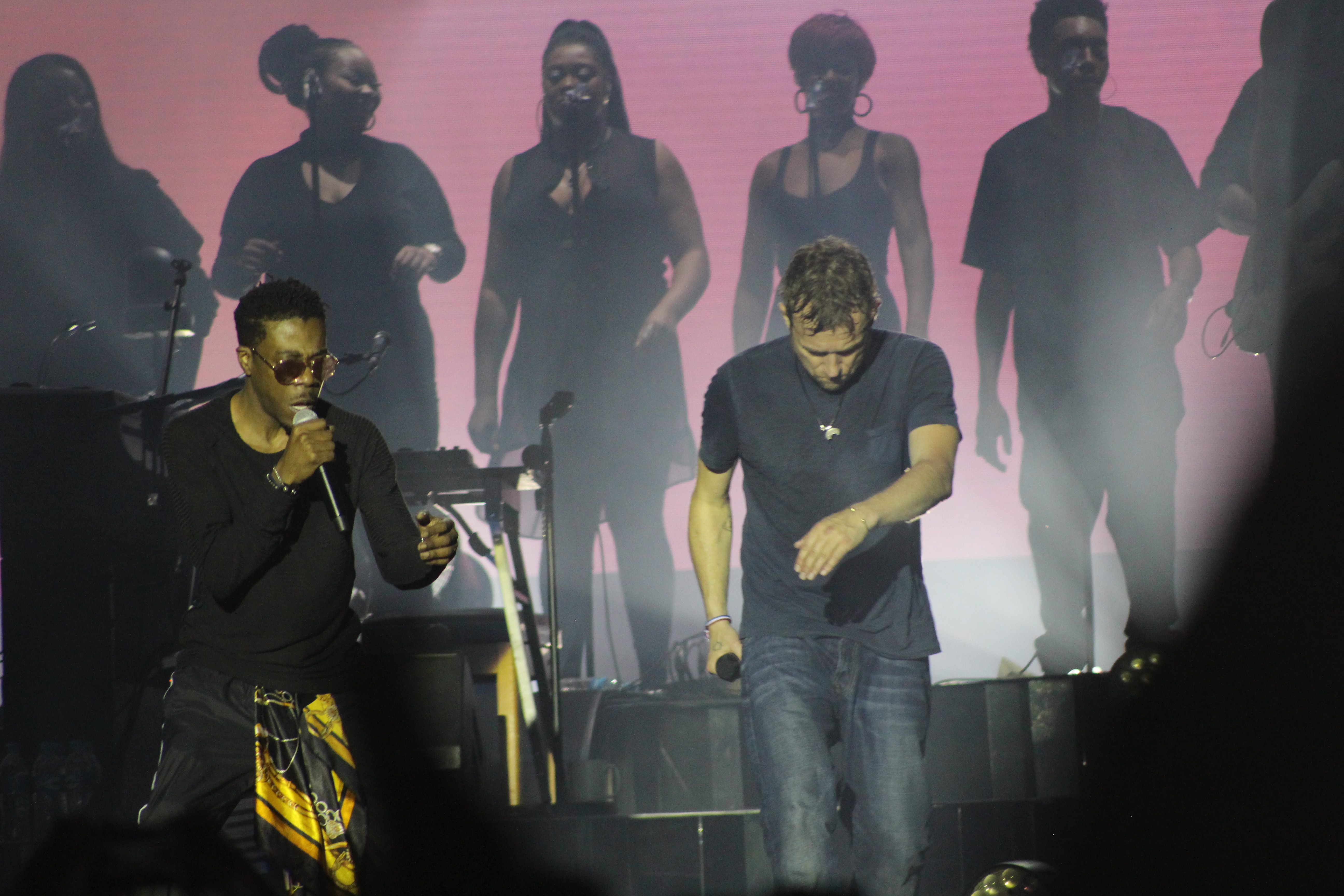 Gorillaz no Jockey Club, em SP, em 30 de março de 2018