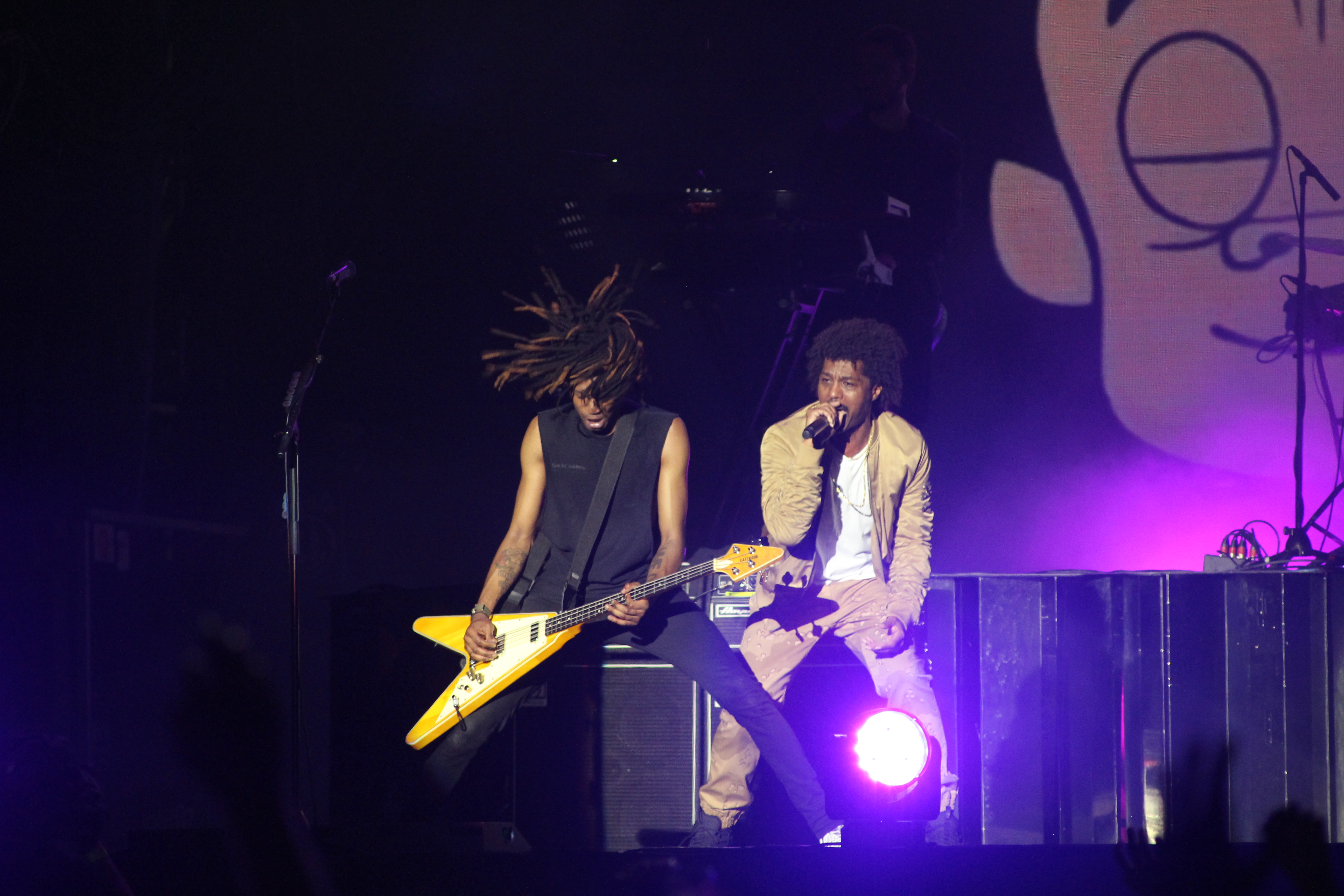 Gorillaz no Jockey Club, em SP, em 30 de março de 2018