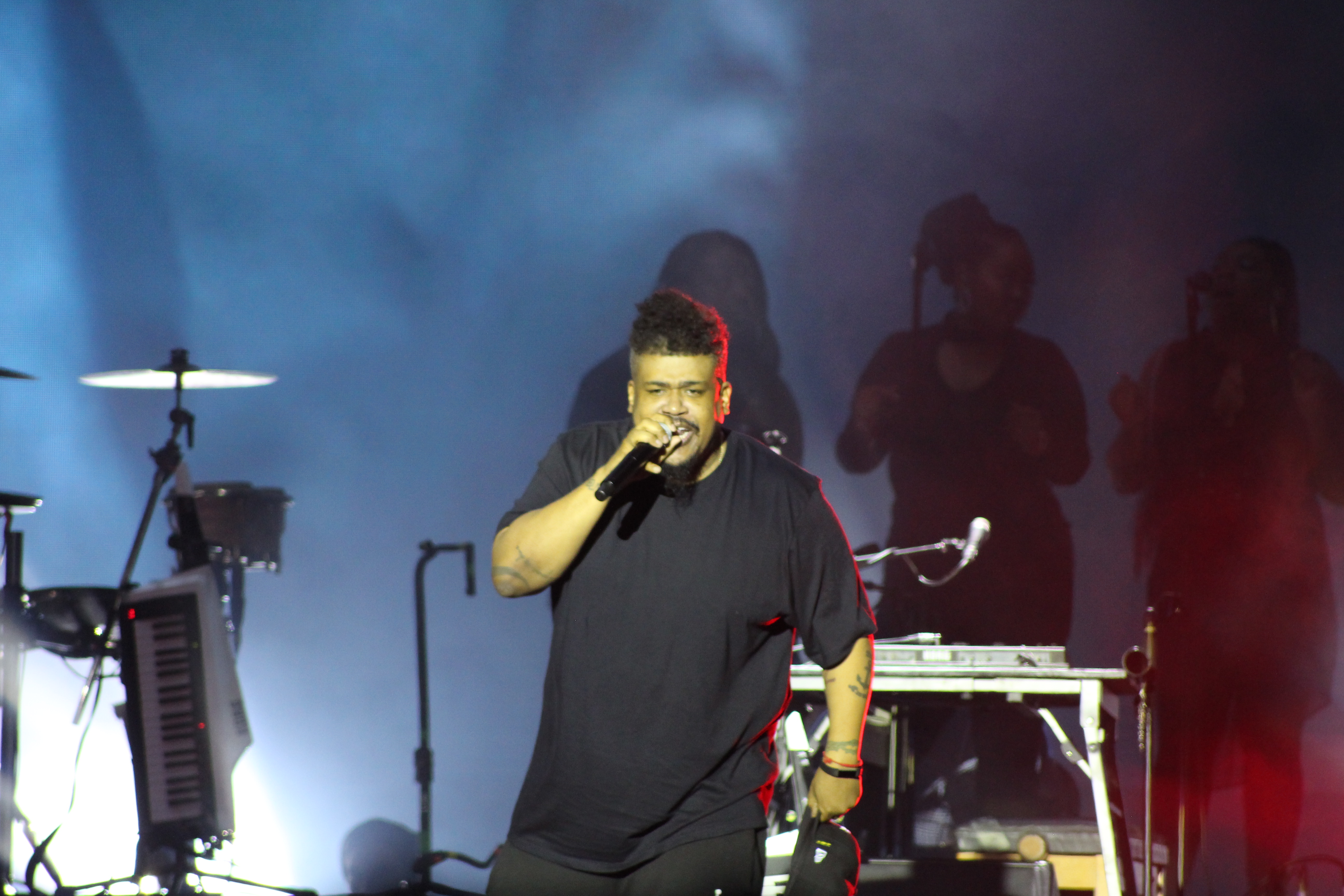 Gorillaz no Jockey Club, em SP, em 30 de março de 2018