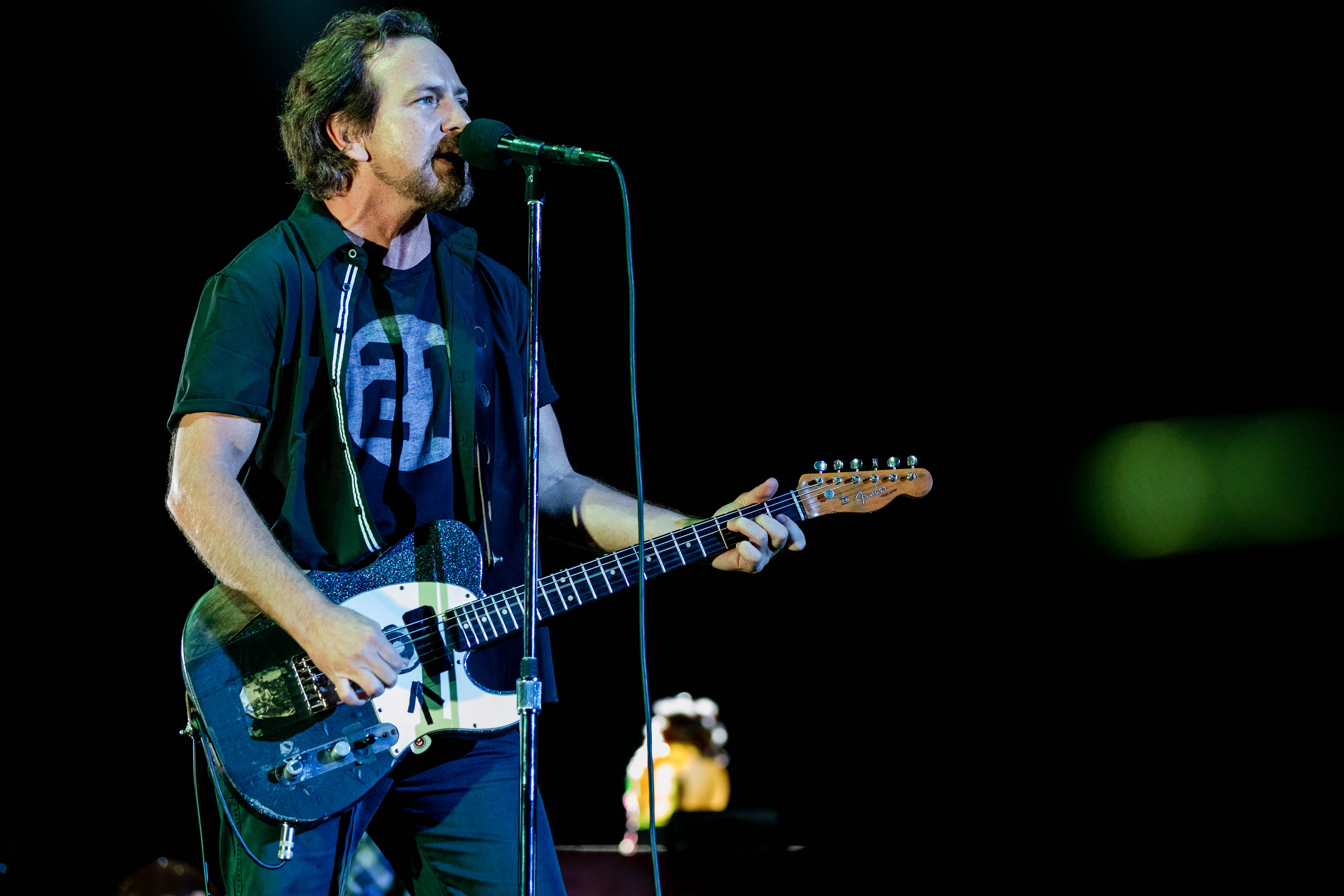 Eddie Vedder, do Pearl Jam, no Lollapalooza 2018