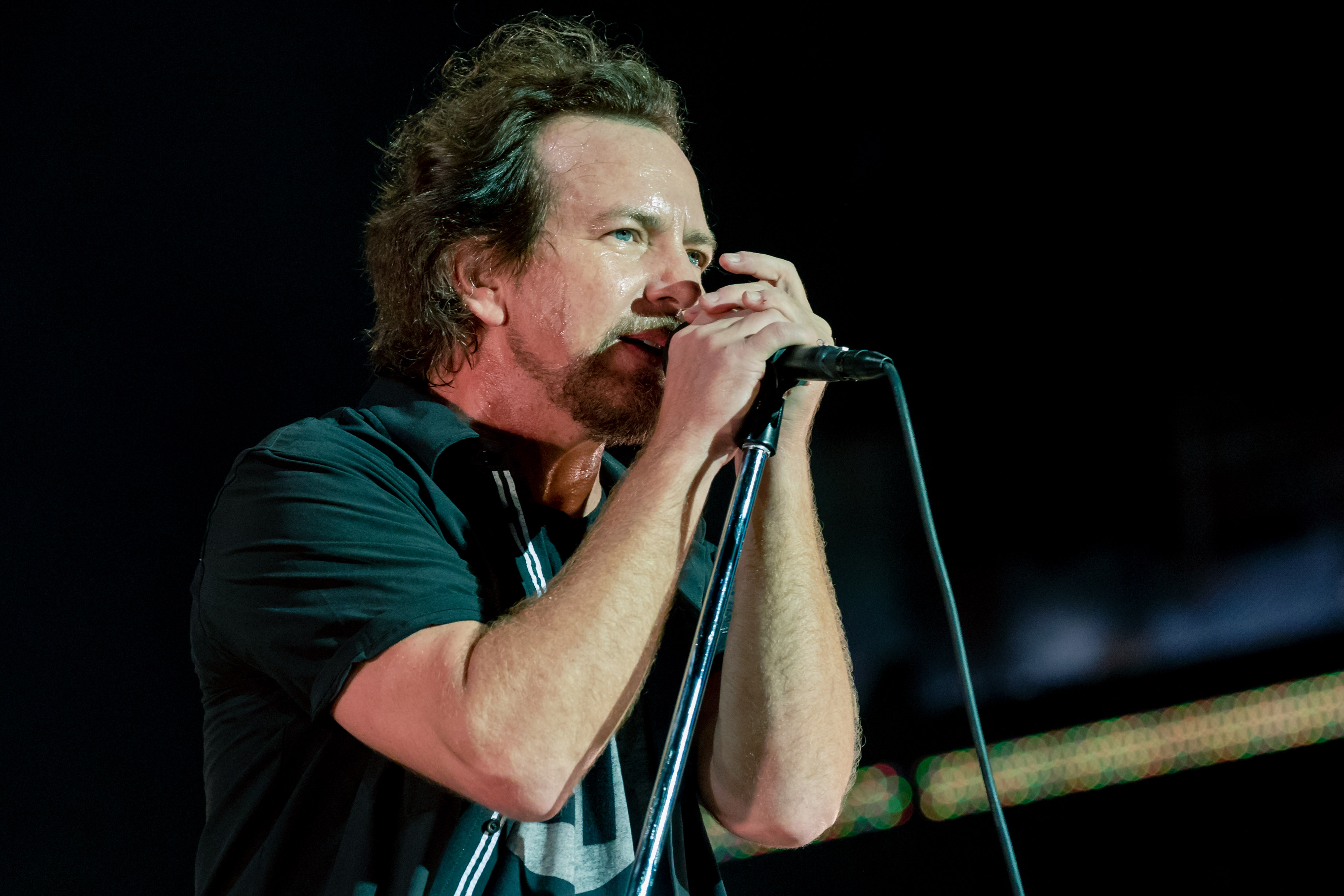 Eddie Vedder, do Pearl Jam, no Lollapalooza 2018