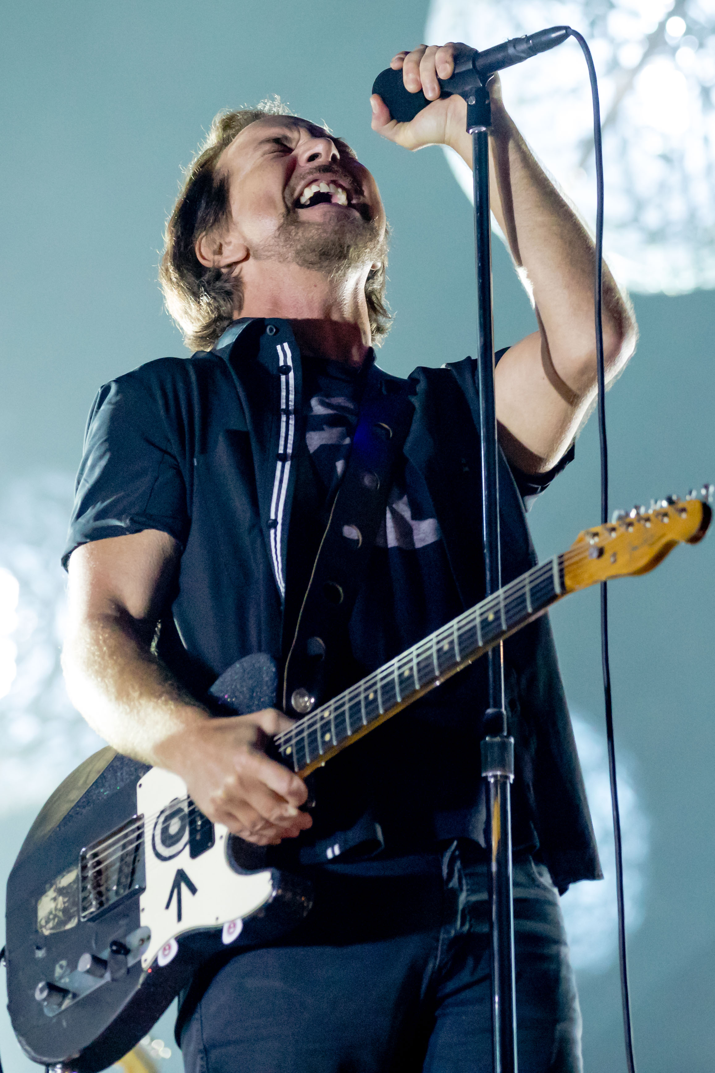 Eddie Vedder, do Pearl Jam, no Lollapalooza 2018