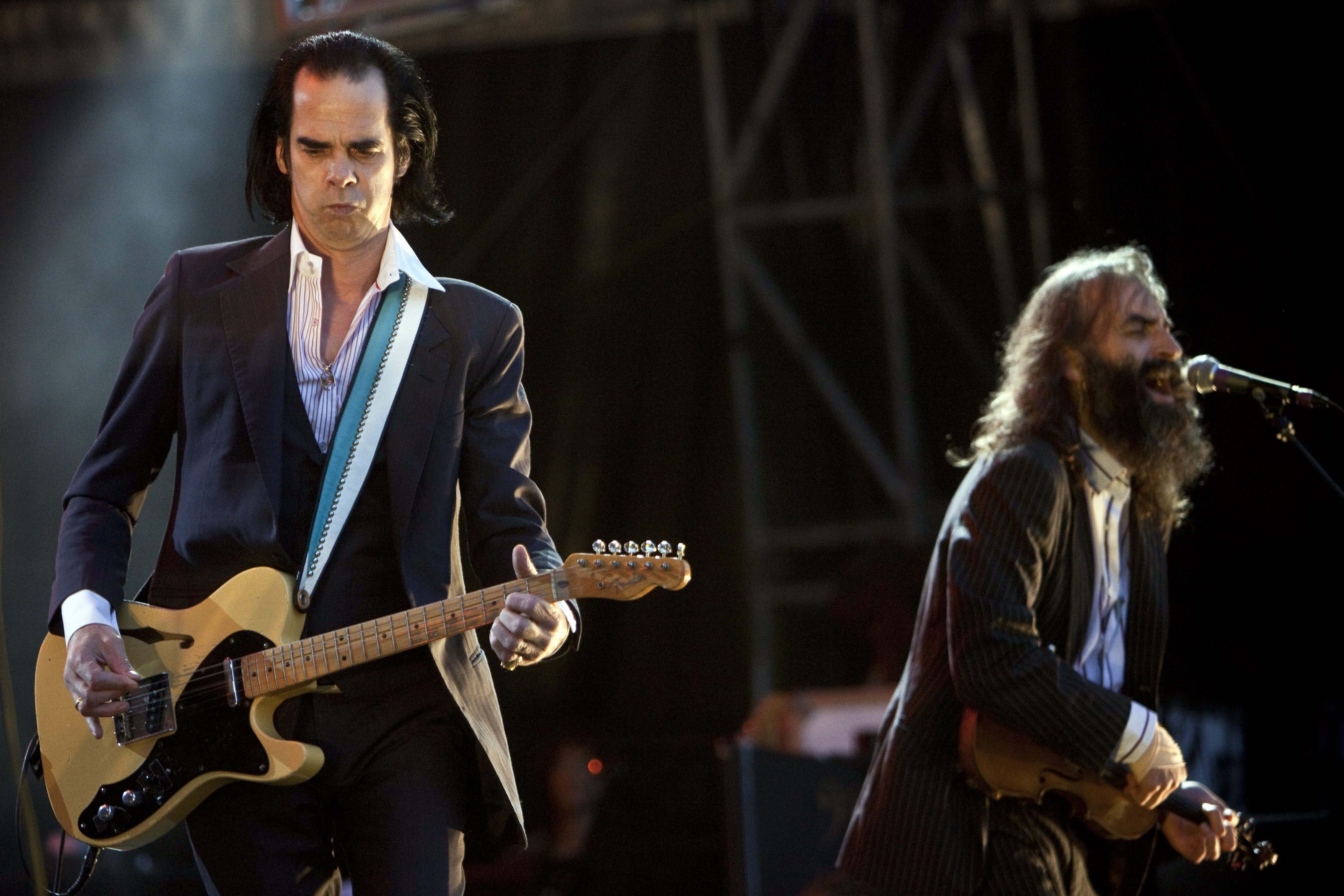 Nick Cave & The Bad Seeds durante show de 2009