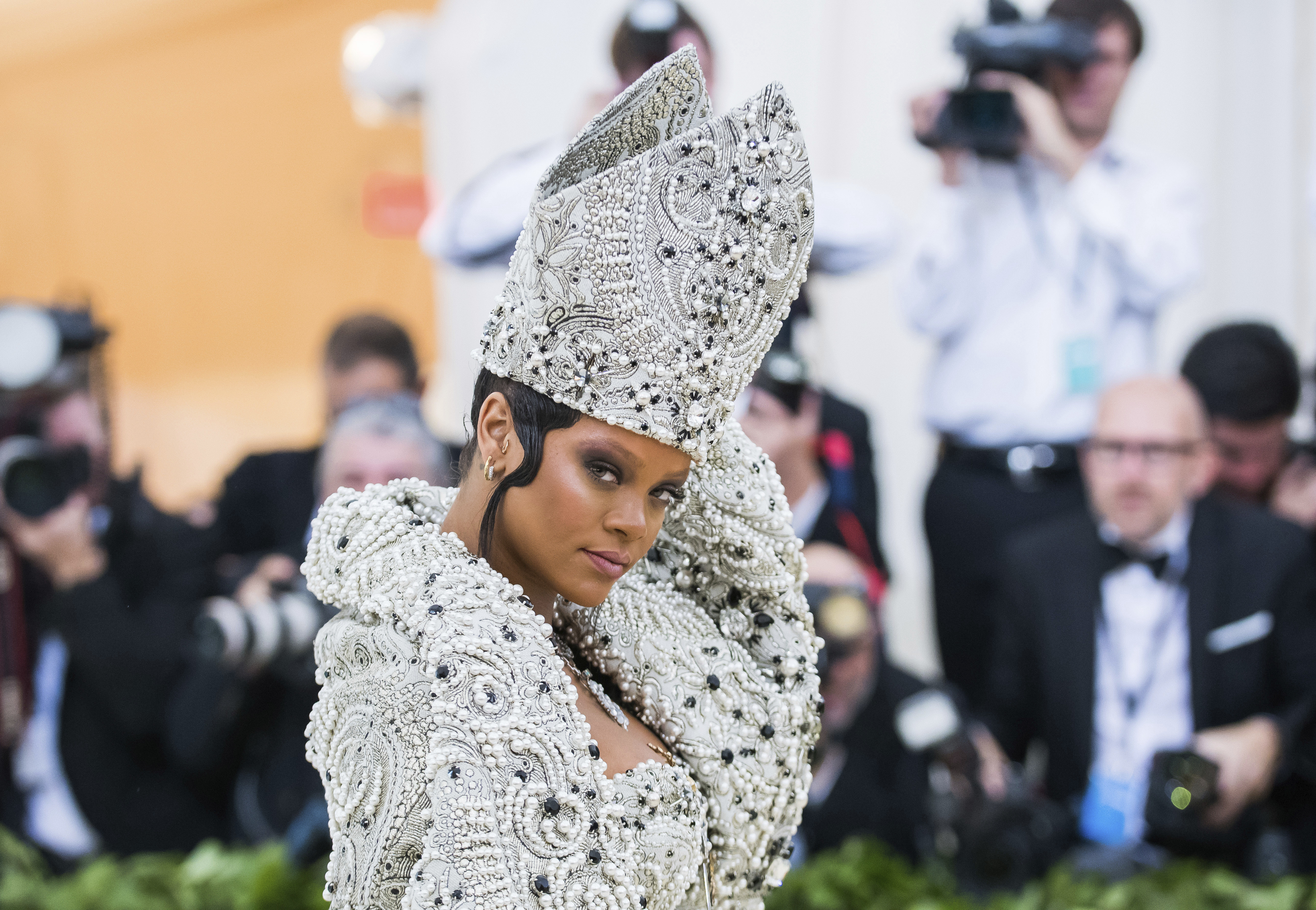 Rihanna no evento Met Gala 2018