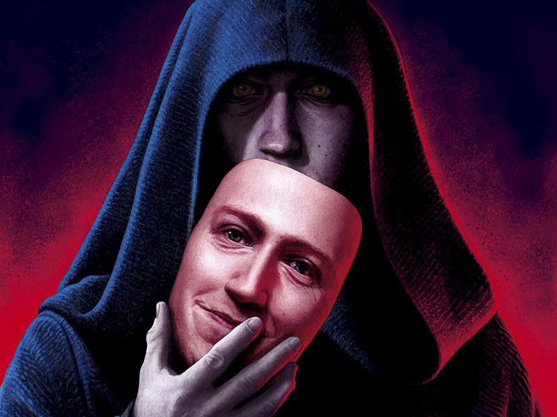 A Ameaça do Facebook  Ilustração: Rory Kurts