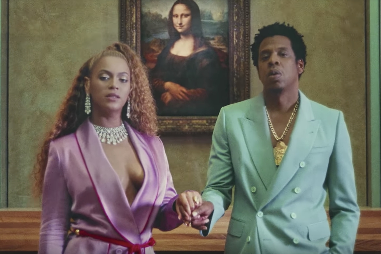 Beyoncé e Jay-Z no clipe de “Apeshit”