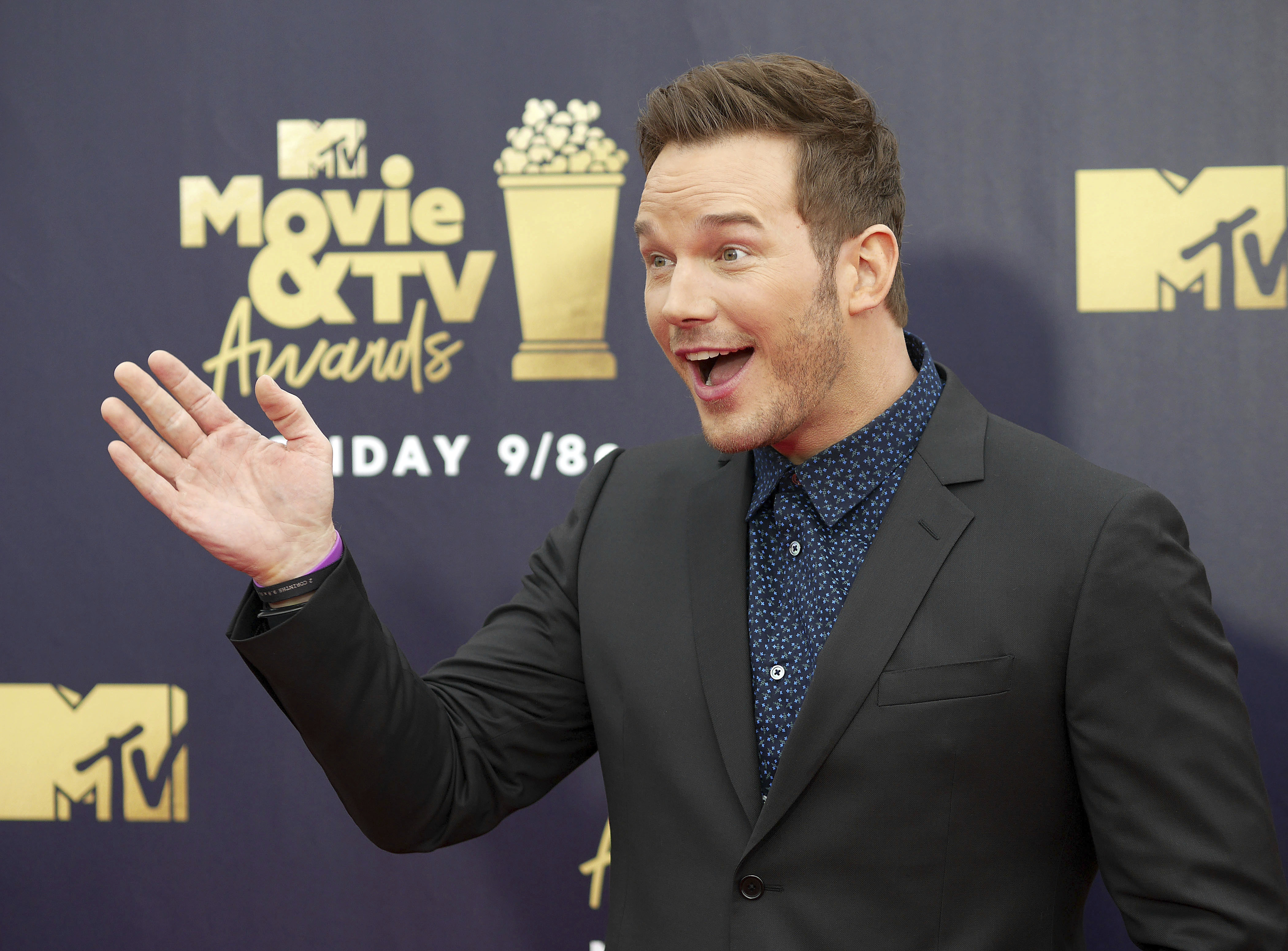 Chris Pratt no MTV Movie and TV Awards