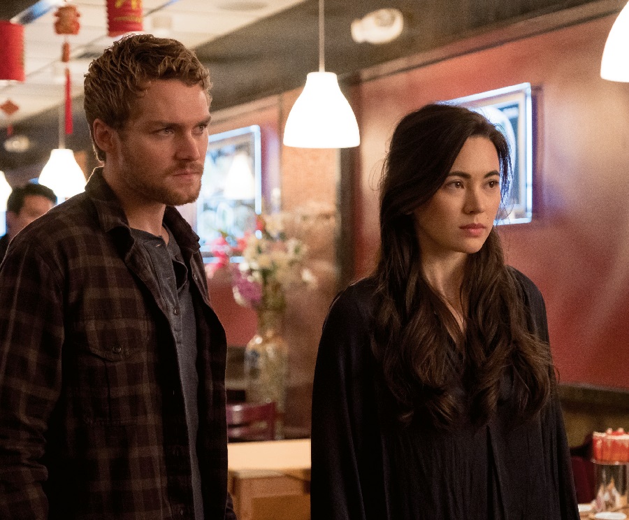 Em ação: Colleen (Jessica Henwick) e Danny Rand (Finn Jones) em cena