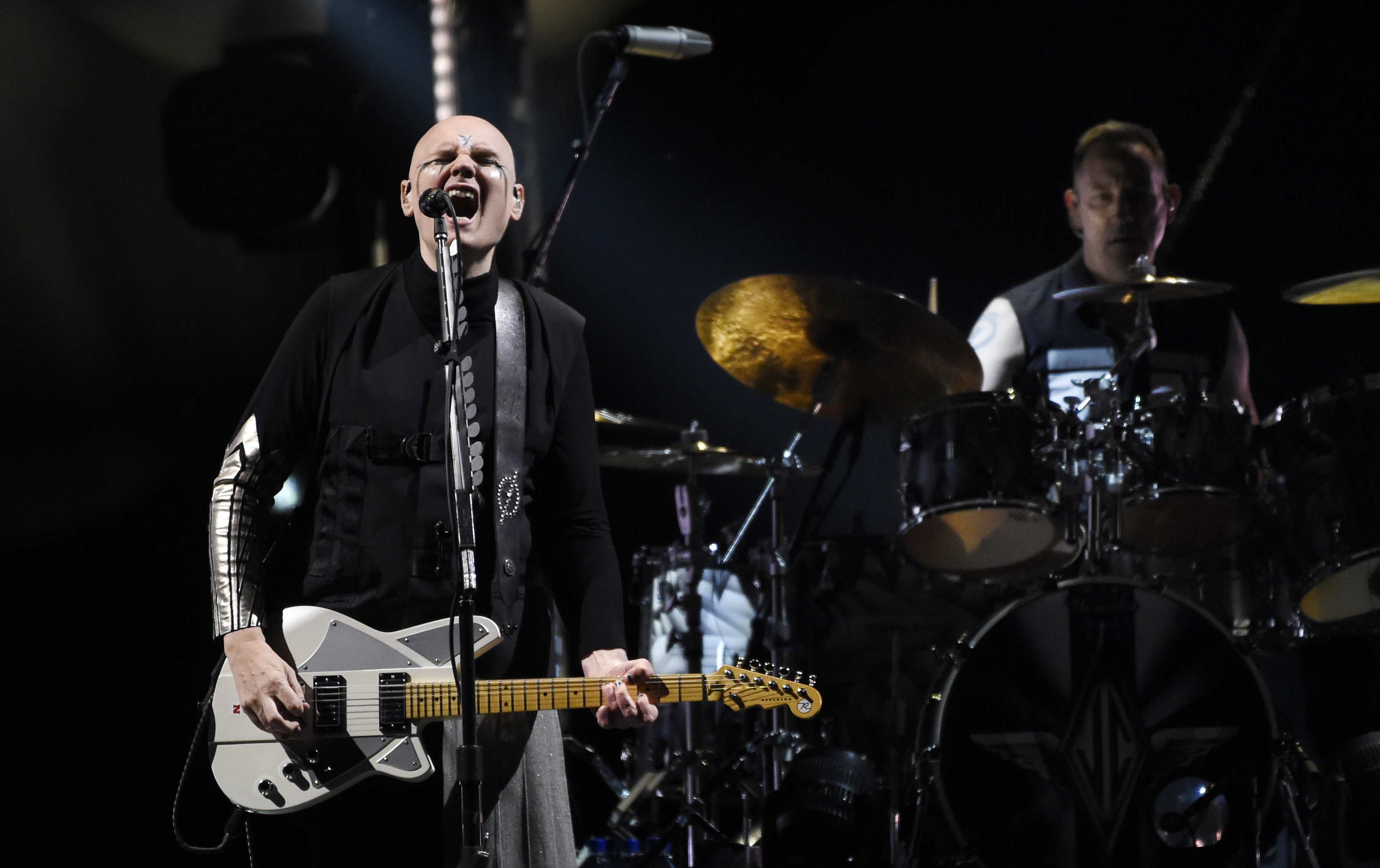 Smashing Pumpkins em ação (Foto: Chris Pizzello / Invision / AP)
