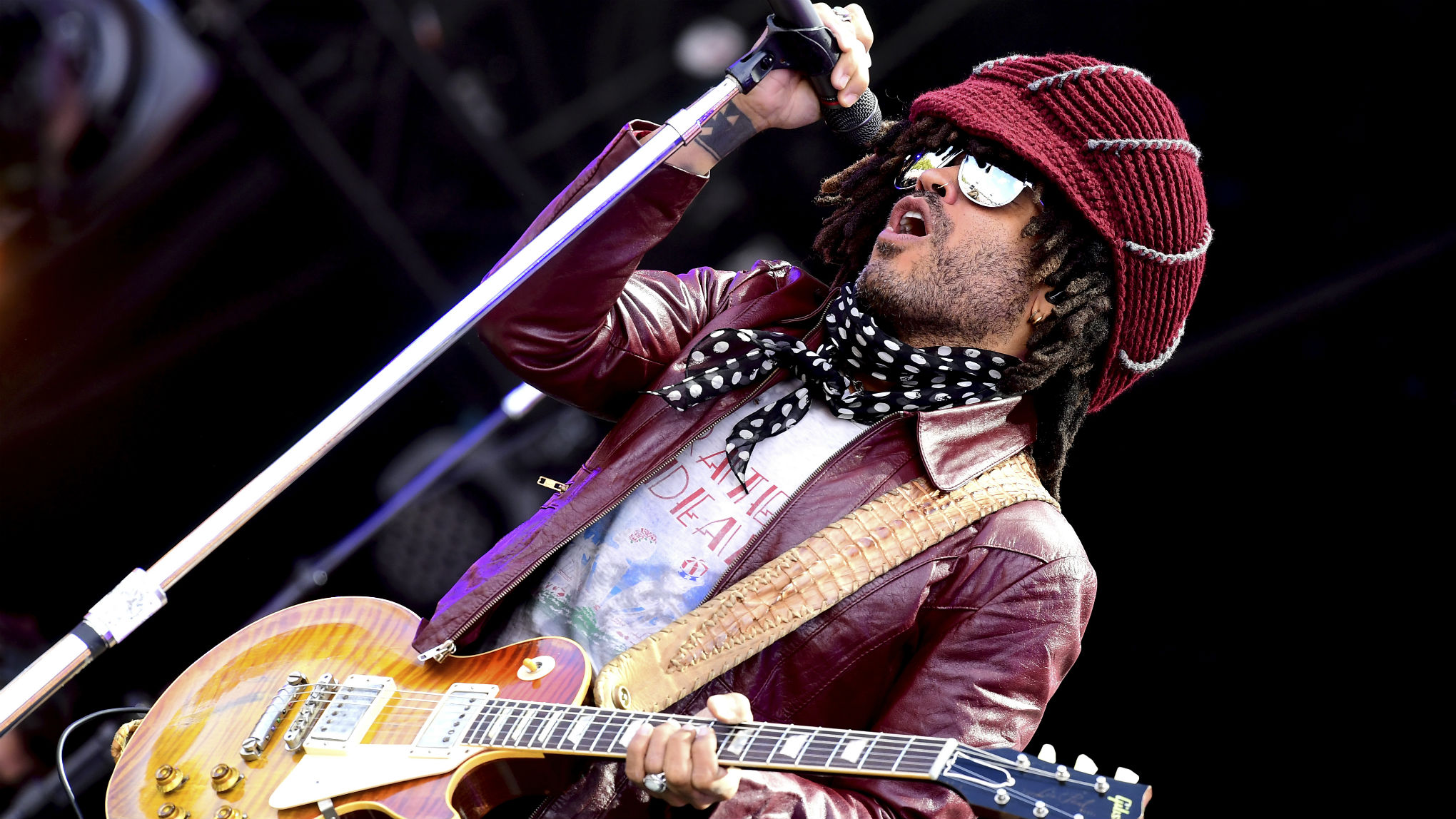 Lenny Kravitz em ação em Londres, em 2018 (Foto: Ian West / PA Wire / AP Images)