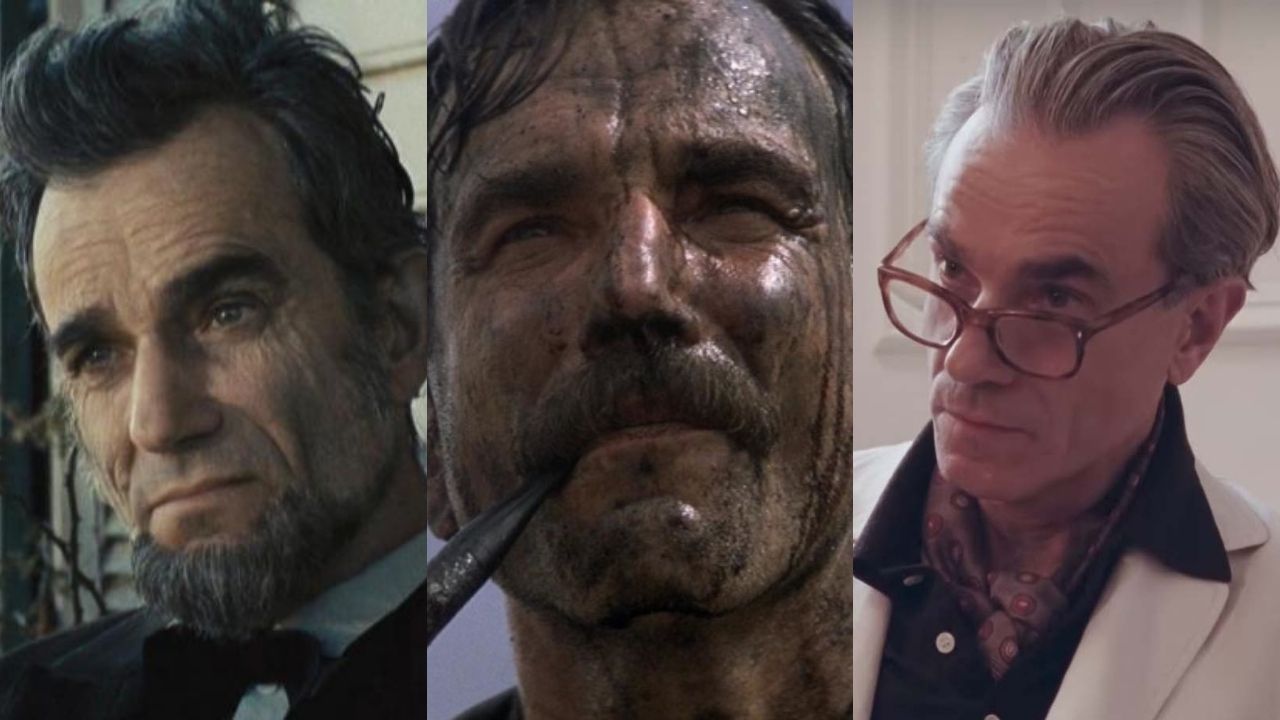 Daniel Day-Lewis em Lincoln, Sangue Negro e Trama Fantasma (Fotos: Divulgação)