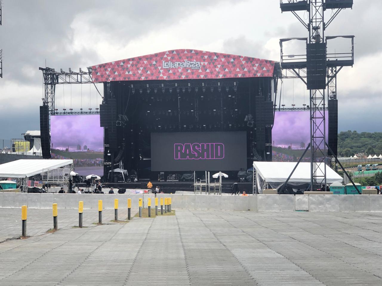 Palco Budweiser foi esvaziado (Foto:Pedro Antunes)